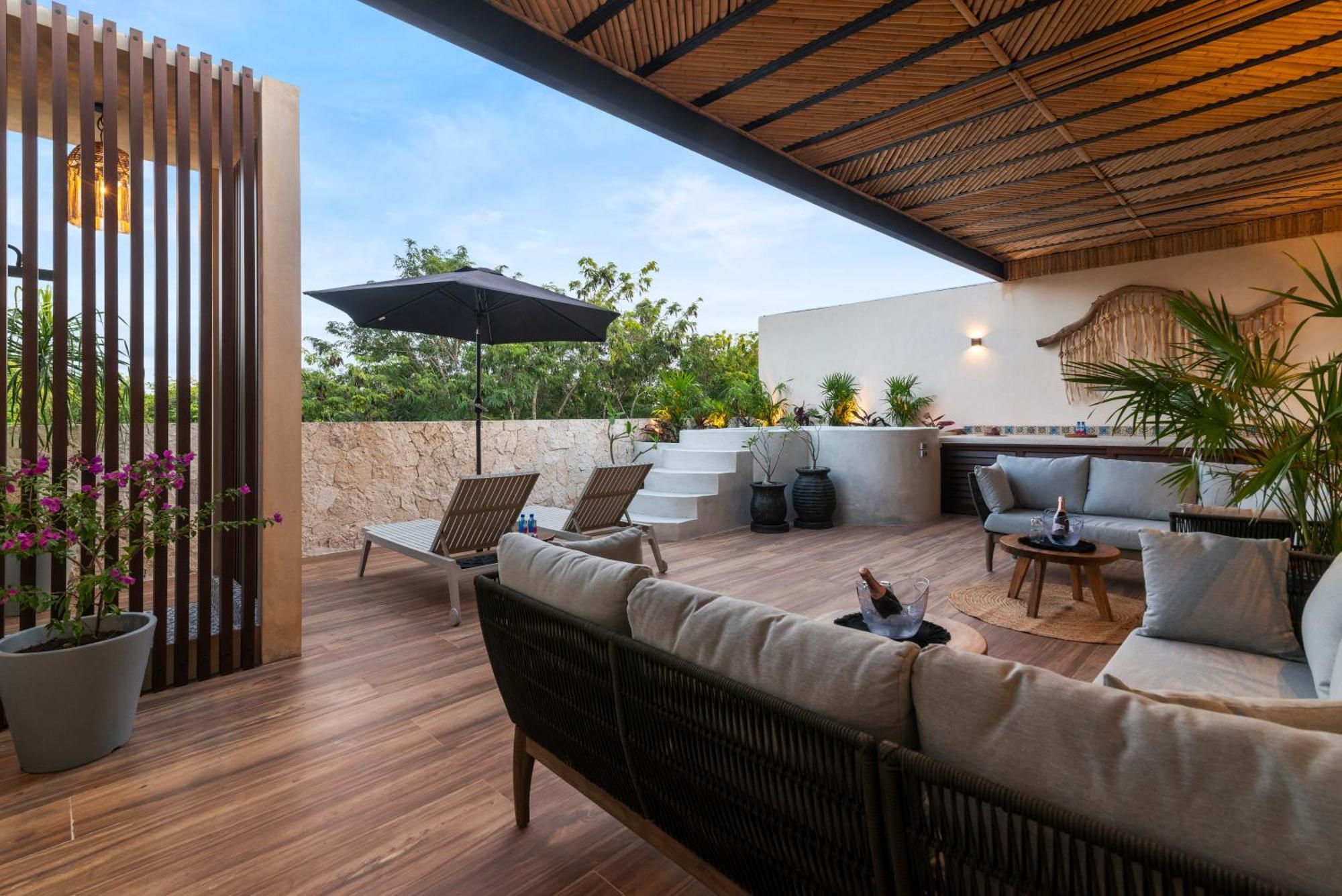 El Rey Loro - Lux 4 Bed Villa @Bluedeertulum Extérieur photo